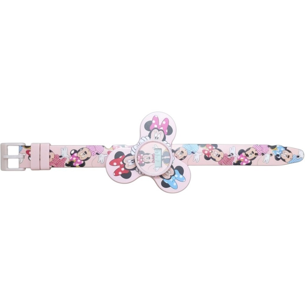 Disney Minnie Mouse Fidget Spinner Digital Watch Pink Accutime MN4371AL